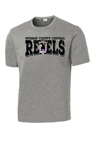 MCC Rebels Rudy SportTek Tshirt - Grey