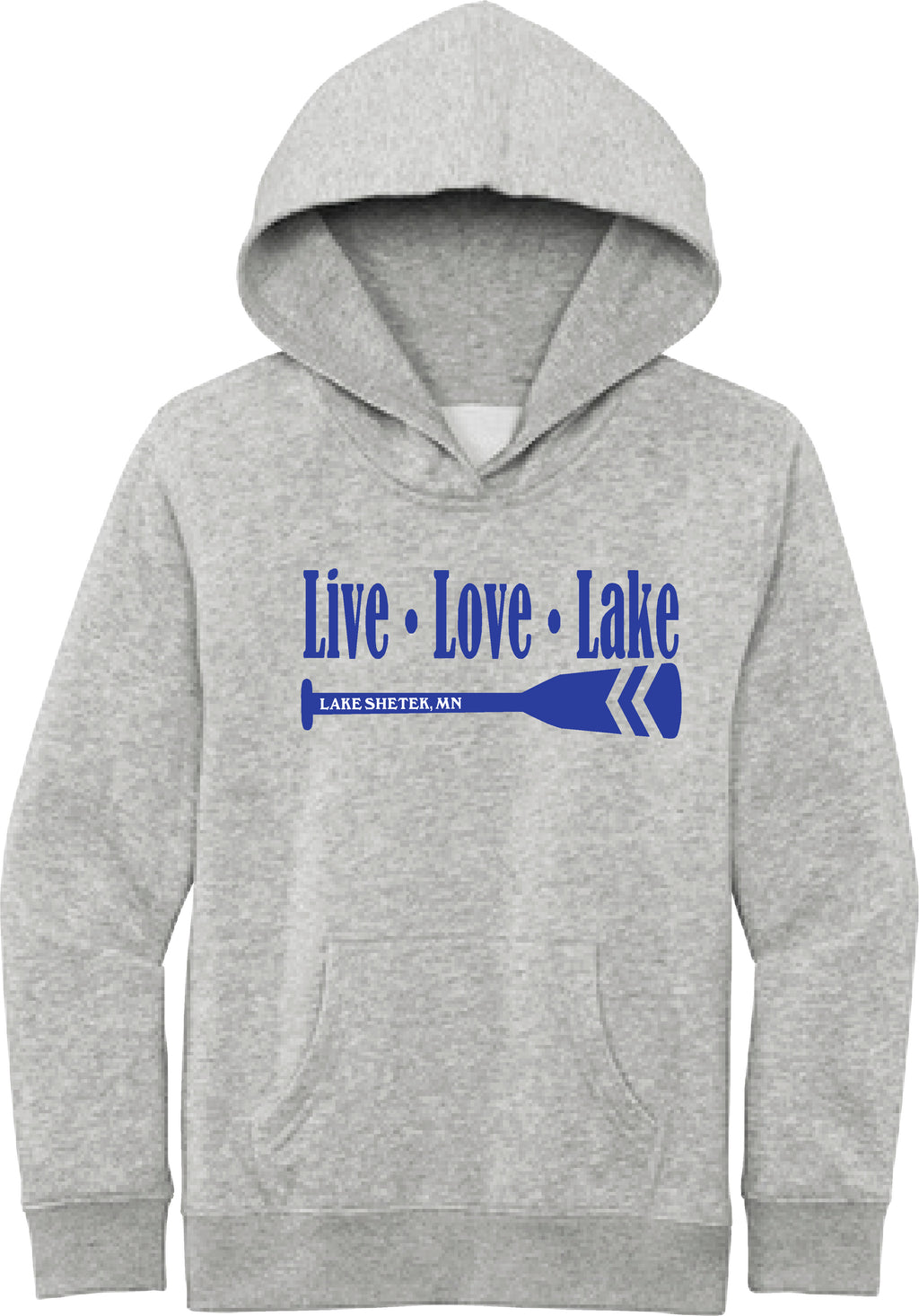 Lake Sarah or Lake Shetek District® V.I.T.™ Fleece Grey Hoodie