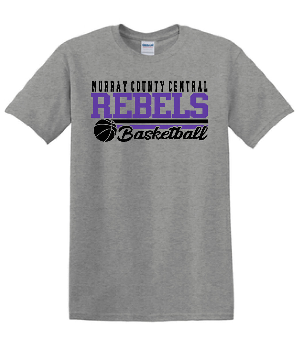 MCC Basketball  Grey Short Sleeve T-Shirt