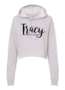 Tracy Academy of Dance Independent Trading Co. Cropped Sweatshirt- Grey (Adult Only)