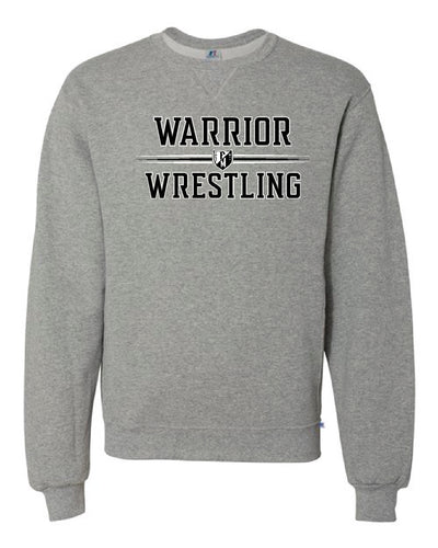 WARRIOR WRESTLING Jerzees® Super Sweats® NuBlend® -Black or Graphite Crewneck Sweatshirt