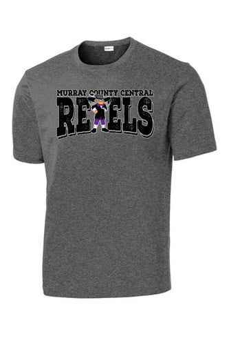 MCC Rebels Rudy SportTek Tshirt - IRON GREY