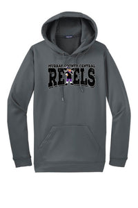 MCC Rebels Rudy Sport-Tek Hooded Sweatshirt - Grey