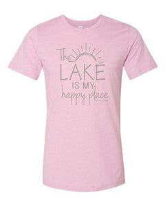 Lake Sarah or Lake Shetek Bella Canvas Prism Tees- Multiple Colors! Happy Place