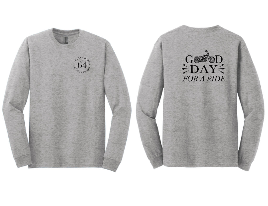 Slayton Legion Riders Gildan Grey Long Sleeve