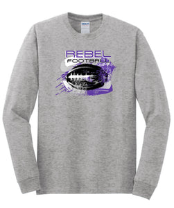 MCC Rebels Football Gildan® - Heavy Cotton™ 100% Cotton Long Sleeve T-Shirt