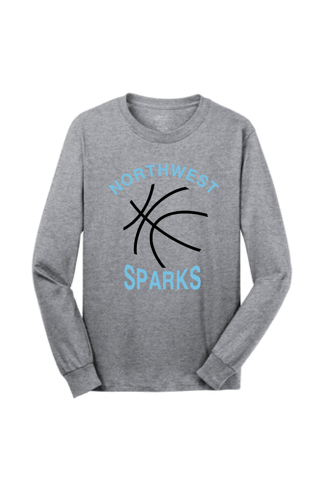 Northwest Sparks Basketball Long Sleeve Tshirt