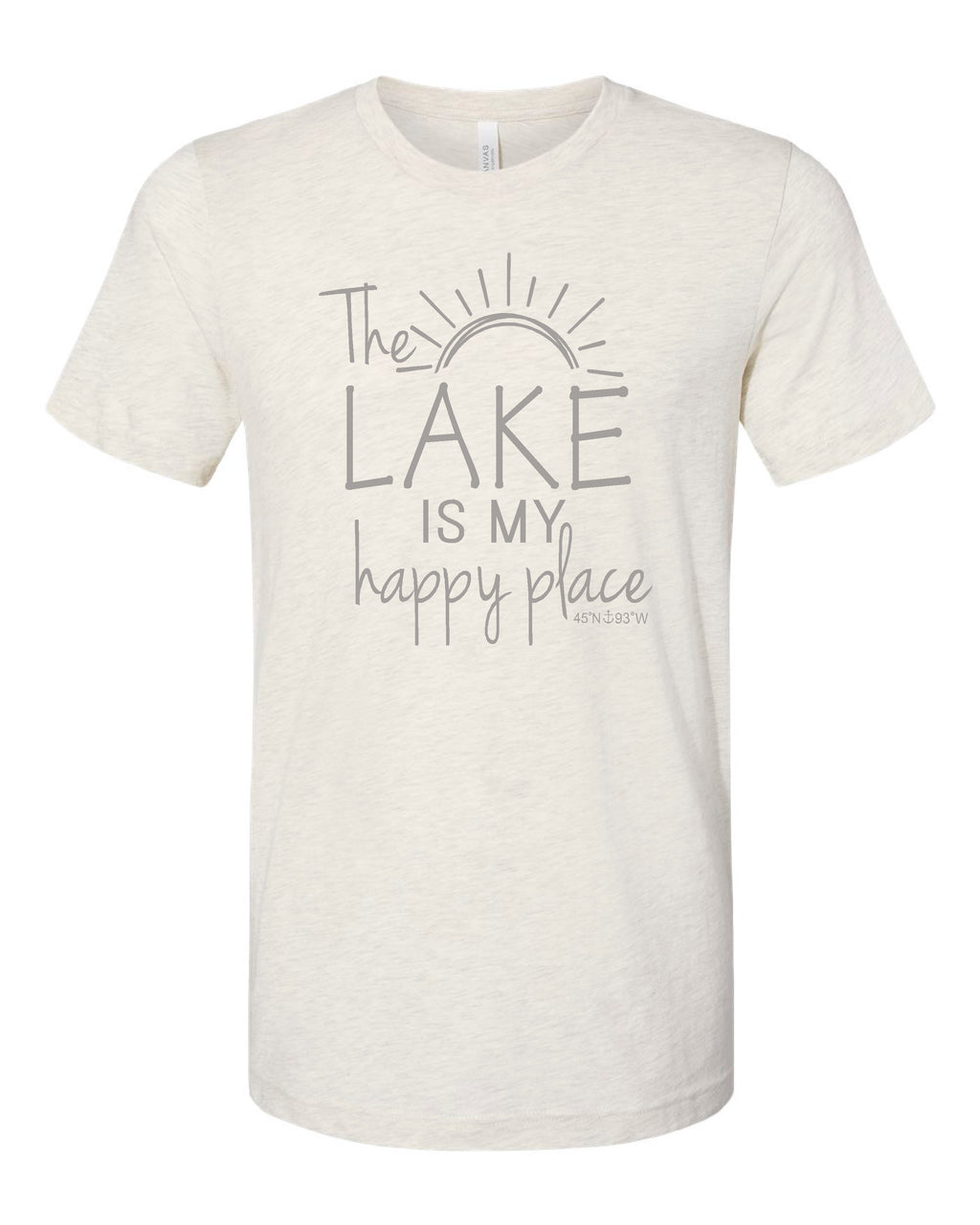 Lake Sarah or Lake Shetek Bella Canvas Prism Tees- Multiple Colors! Happy Place