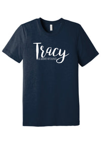 Tracy Academy of Dance Bella Canvas Tshirt - Navy