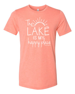 Lake Sarah or Lake Shetek Bella Canvas Prism Tees- Multiple Colors! Happy Place