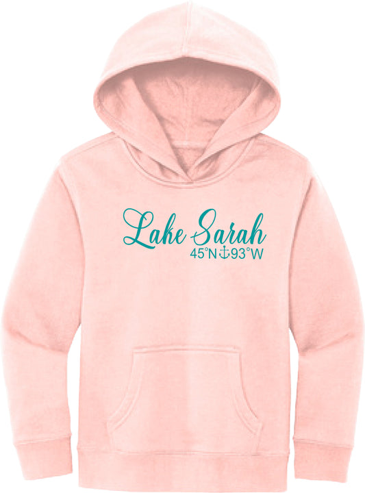 Lake Sarah or Lake Shetek District® V.I.T.™ Fleece Rosewater Pink Hoodie