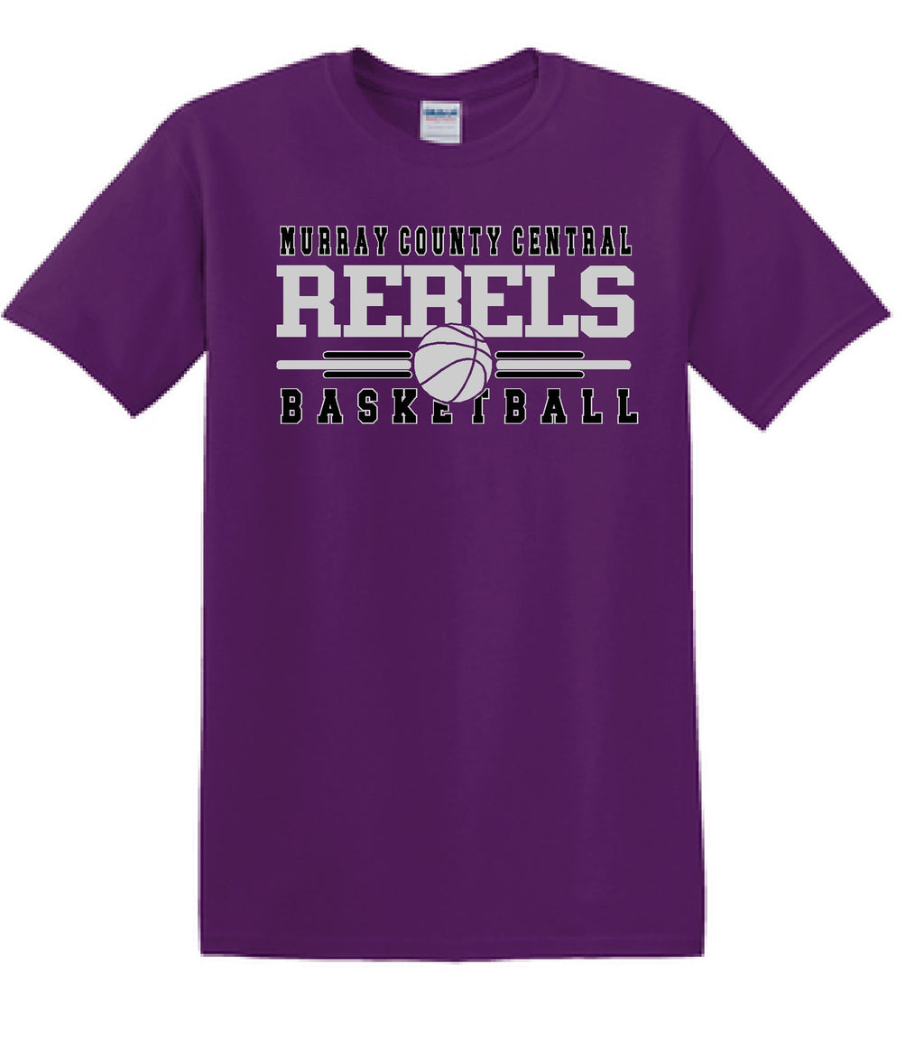MCC Basketball Purple Short Sleeve T-Shirt