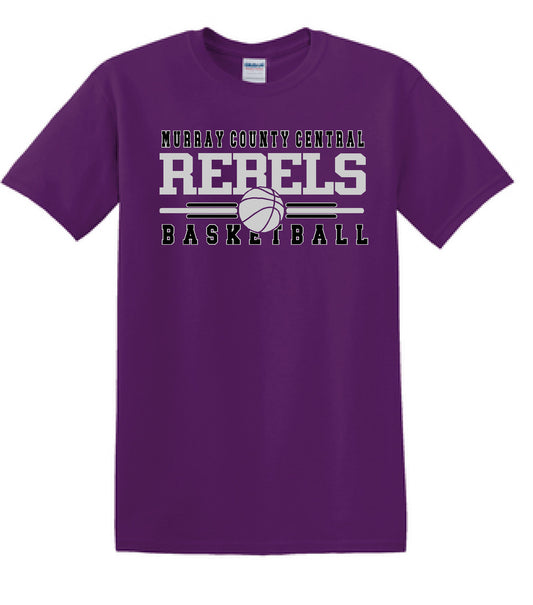 MCC Basketball Purple Short Sleeve T-Shirt