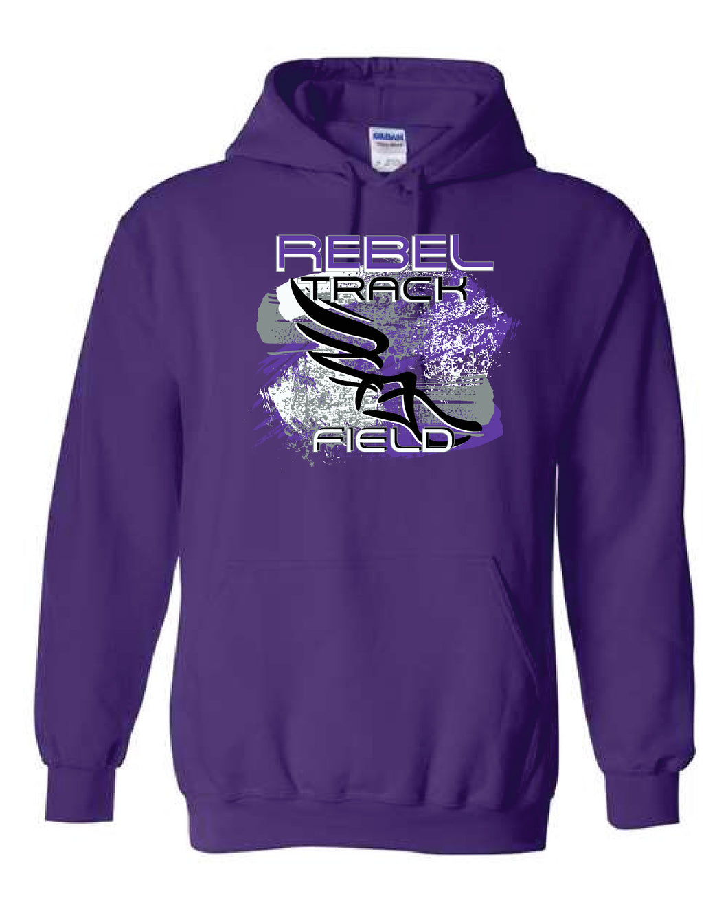 MCC Rebels Track & Field  Gildan Sweatshirt - Purple