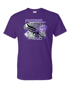 MCC Rebels Track & Field  Gildan Tshirt - Purple