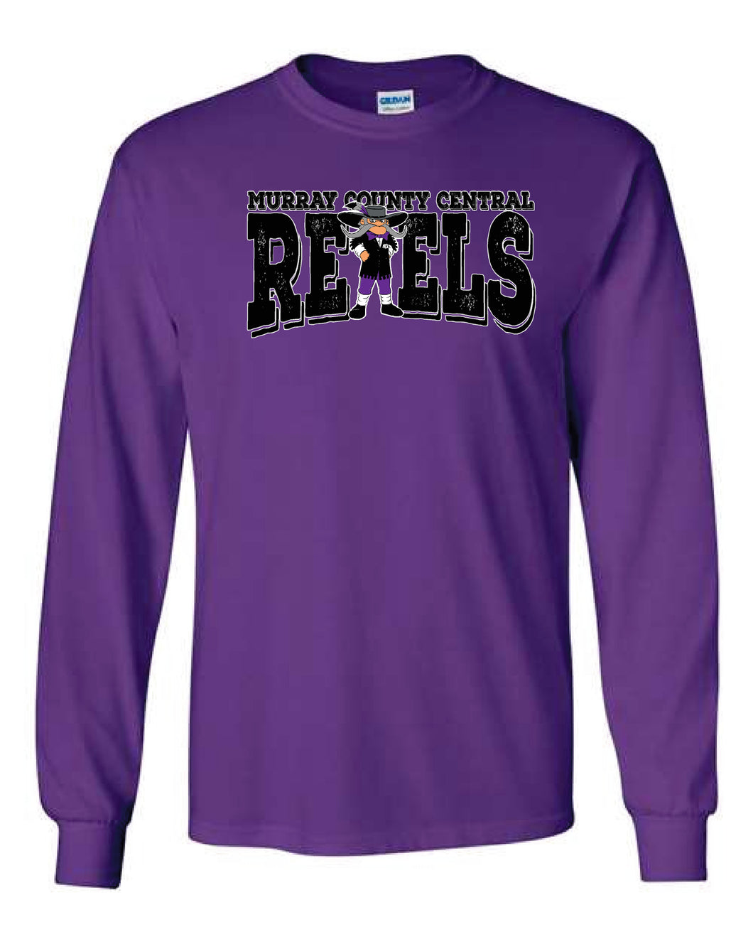 MCC Rebels Rudy Gildan Long Sleeve -Purple
