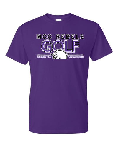 MCC Rebels Golf Gildan Tshirt - Purple