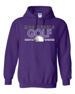 MCC Rebels Golf Gildan Sweatshirt - Purple