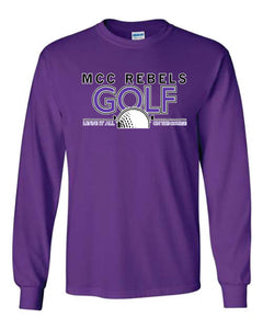 MCC Rebels Golf Gildan Long Sleeve - Purple