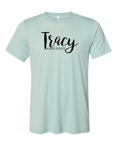 Tracy Academy of Dance Bella Canvas Tshirt - Dusty blue