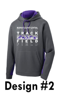 MCC TRACK & FIELD Sport-Tek® Sport-Wick® Fleece Colorblock Hooded Pullover -  DESIGN CHOICE