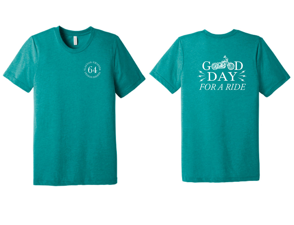 Slayton Legion Riders Bella Canvas Teal Shirt