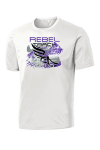 MCC Rebels Track & Field SportTek Tshirt - WHITE