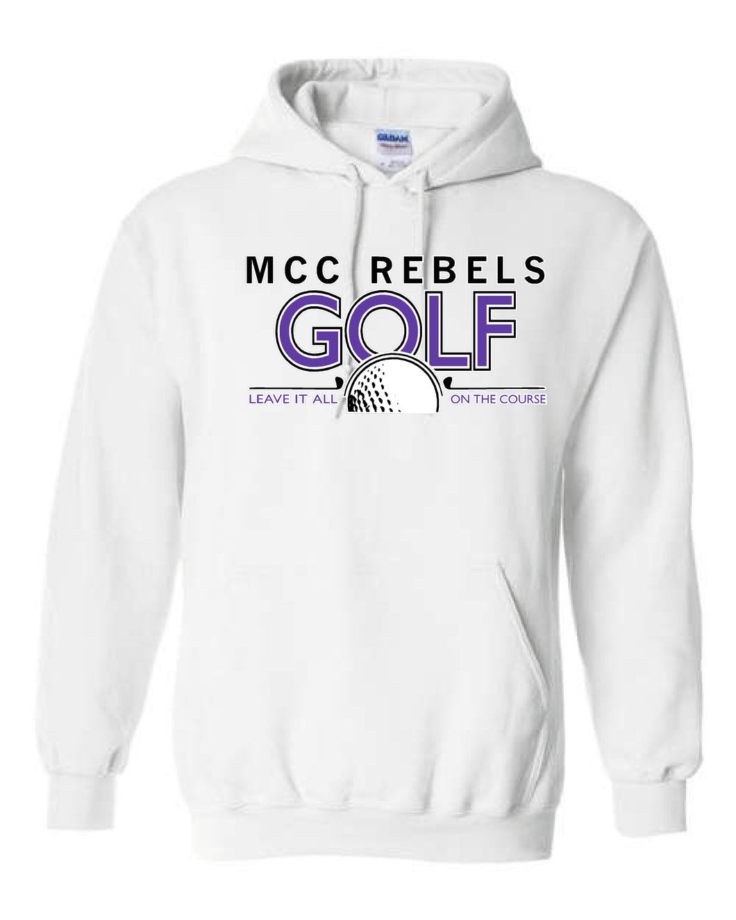 MCC Rebels Golf Gildan Sweatshirt - White