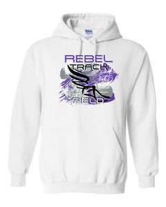 MCC Rebels Track & Field Gildan Sweatshirt - White