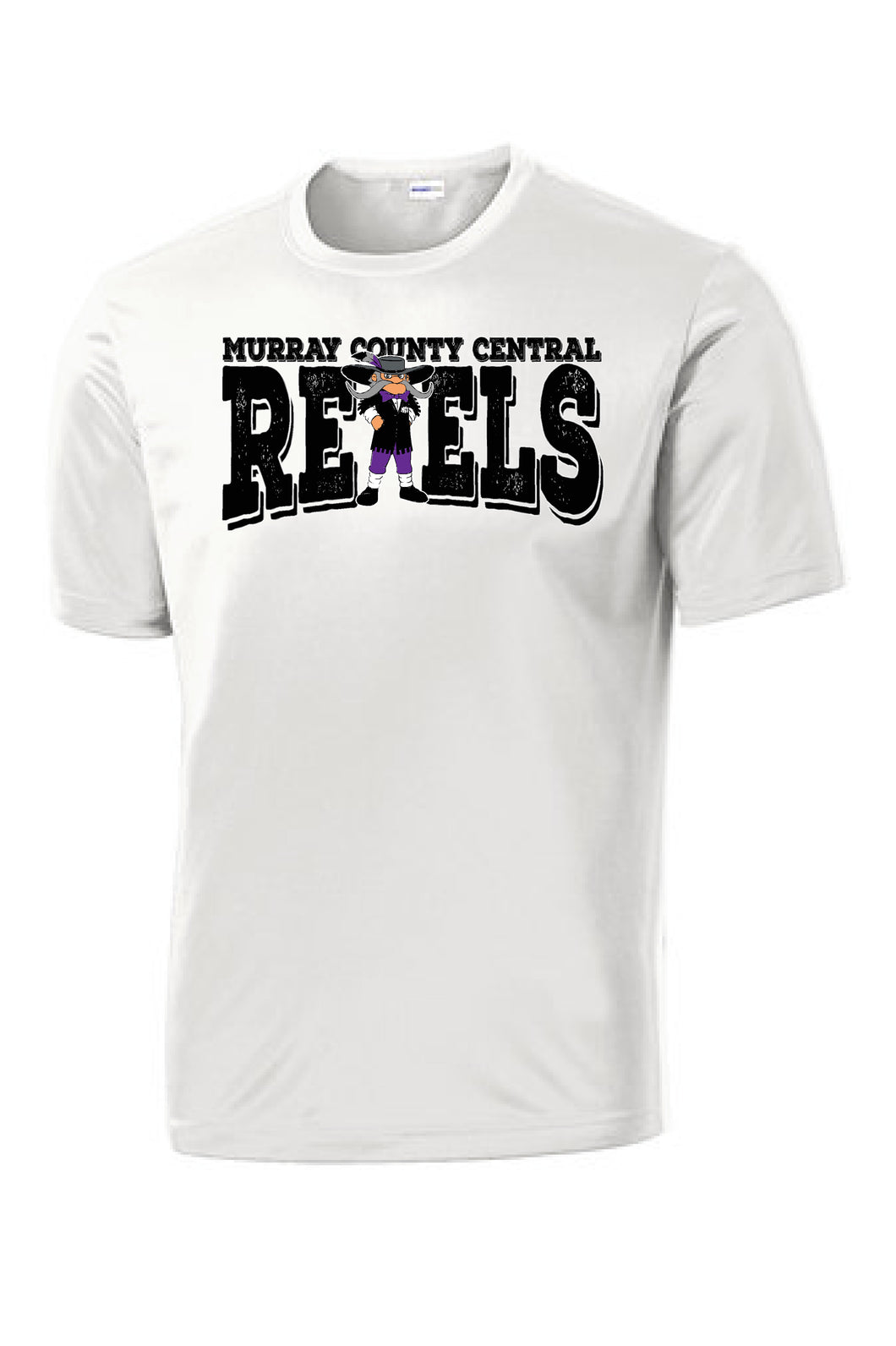 MCC Rebels Rudy SportTek Tshirt - White